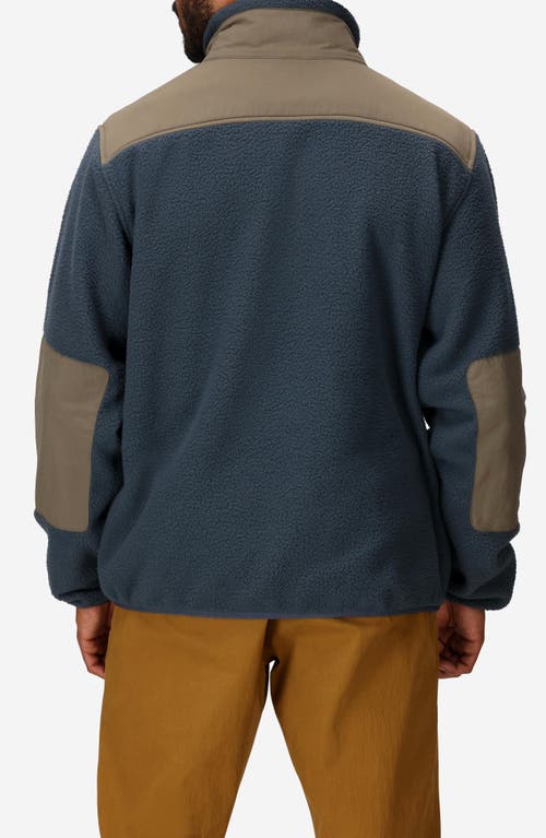 Marmot Wanderer High Pile Fleece Jacket In Blue