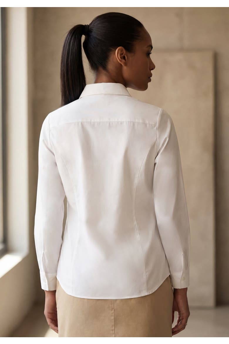 Poplin Comfort Fit Shirt, Alternate, color, WHITE