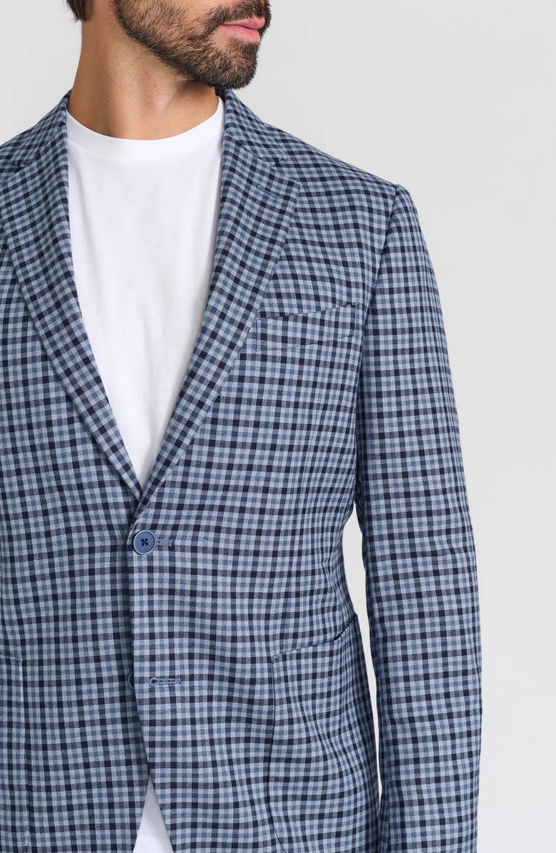 Ibiza Check Sport Coat, Alternate, color, Blue