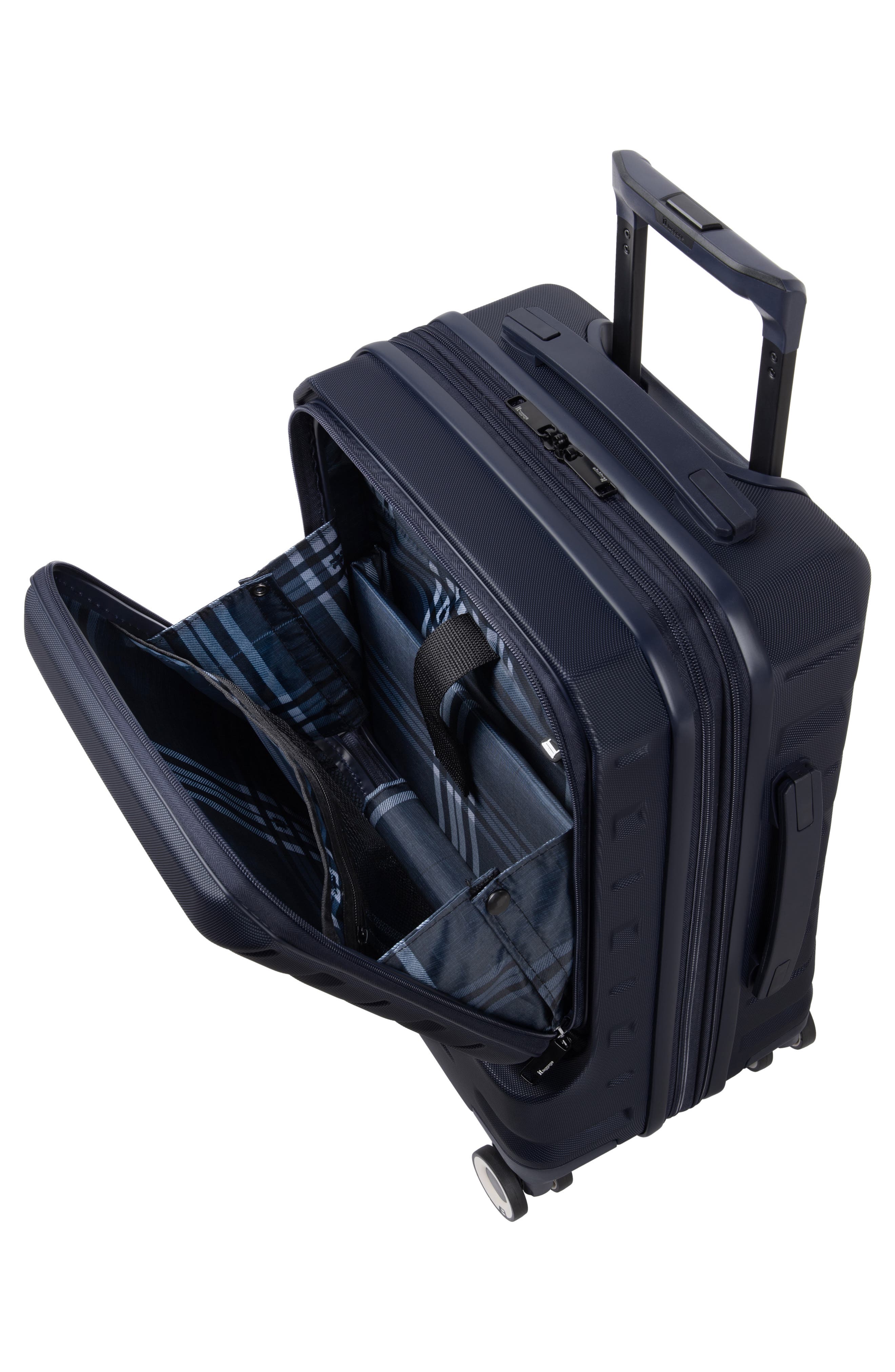 IT LUGGAGE Submission 21-Inch Hardside Carry-On Spinner, Alternate, color, Navy Blazer