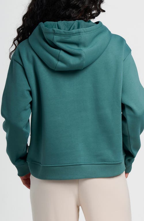 Free Fly Northcoast Fleece Half Zip Hoodie In Green