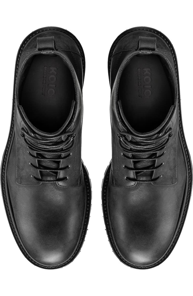 Koio Como Water Resistant Combat Boot, Alternate, color,
