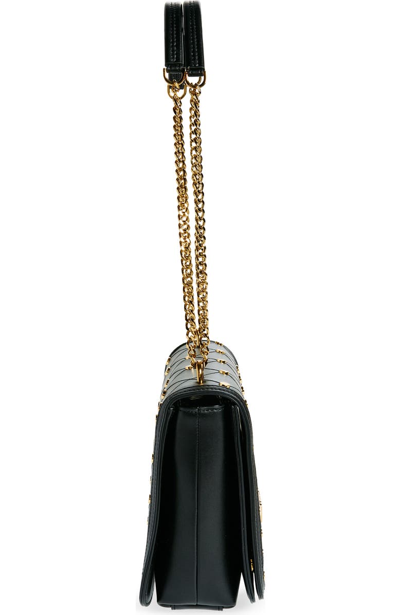 Love Moschino Studded Quilted Shoulder Bag, Alternate, color,