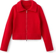 MANGO Zip-Front Cardigan