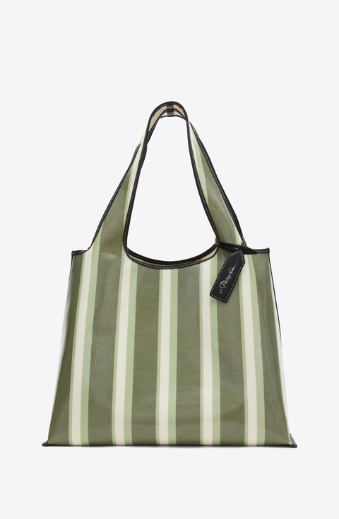 Dual Stripe Mini Market Tote