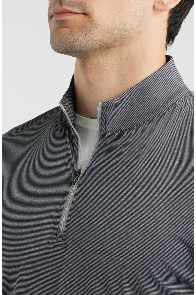 Bixler Long Sleeve Quarter Zip Sweatshirt, Alternate, color, BLACK