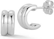 GLAZE JEWELRY Double Row Hoop Earrings