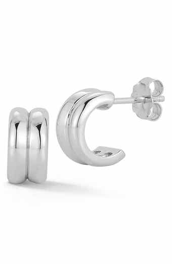 Double Row Hoop Earrings