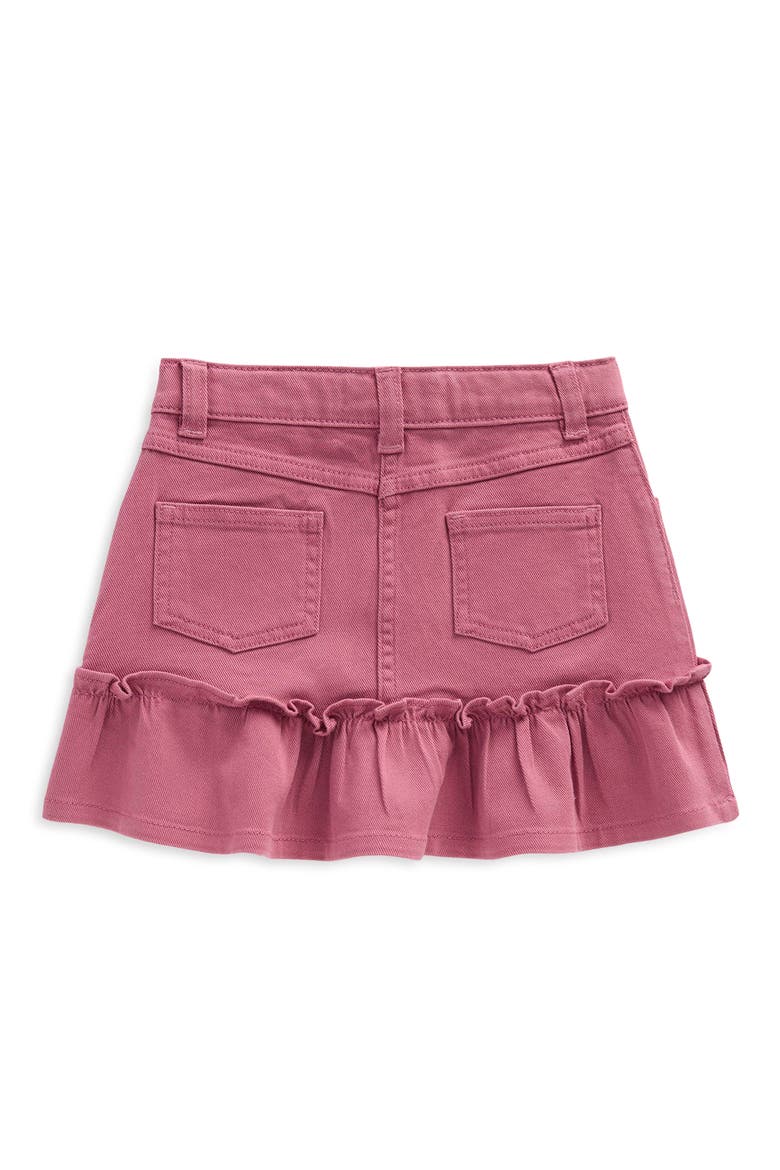 Kids' Frill Hem Denim Skirt, Alternate, color, PINK