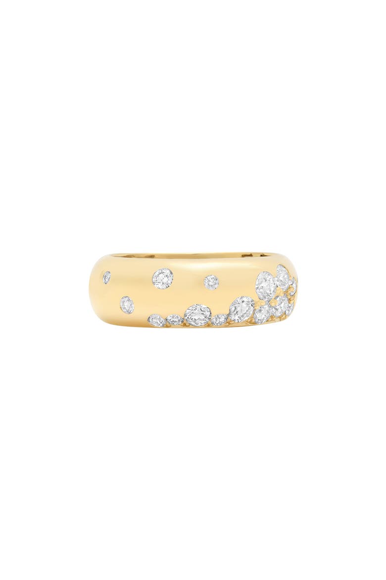 18k Gold Diamond Pavé Band Ring, Main, color, YELLOW
