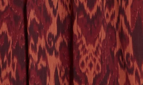 Area Stars Rosalie Mock Neck Jumpsuit In Burgundy