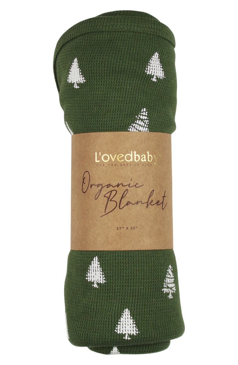 L'ovedbaby Holiday Print Thermal Organic Cotton Blanket, Alternate, color, 