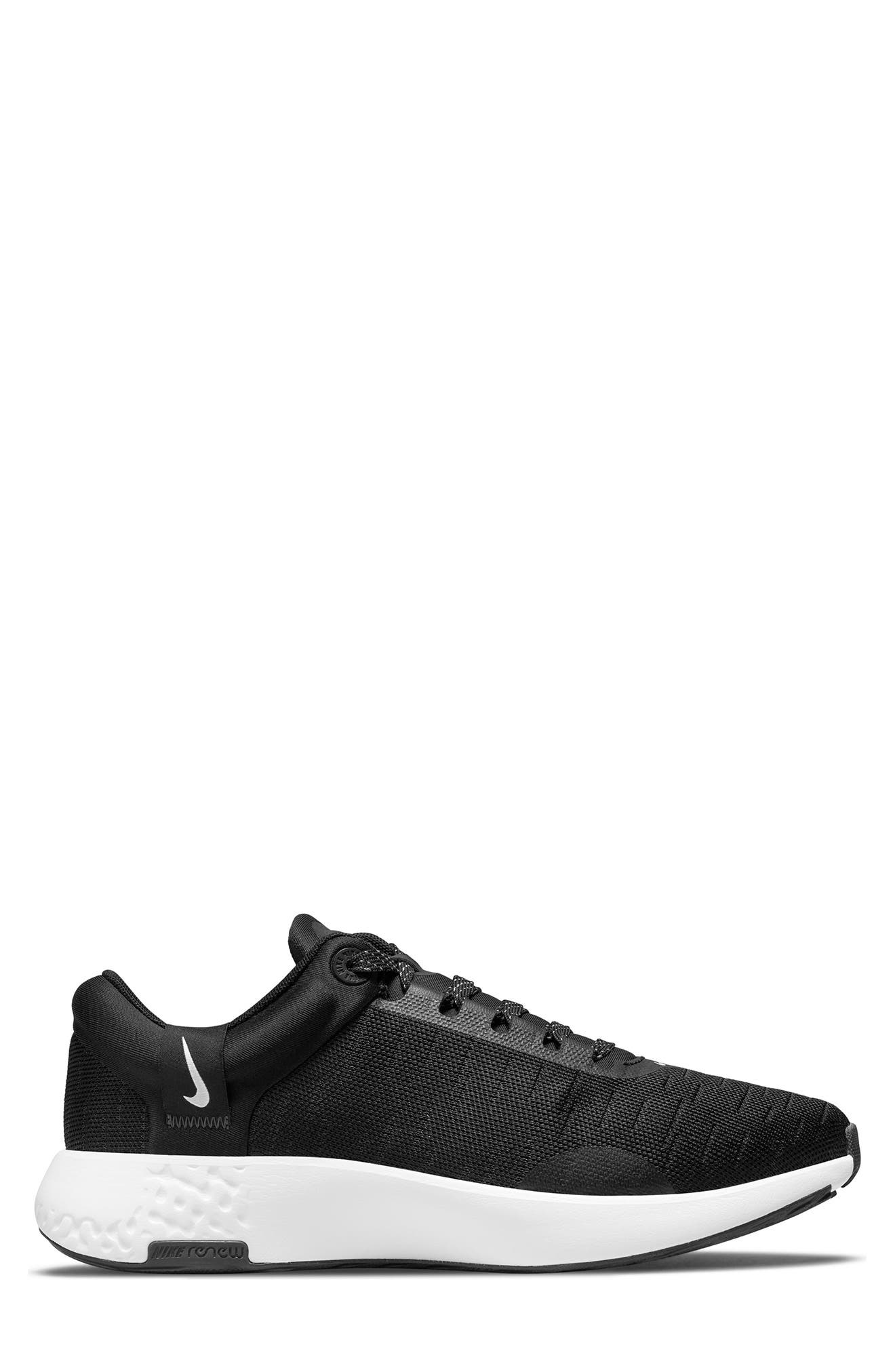 Renew Serenity Running Shoe, Alternate, color, 002 BLACK/WHITE