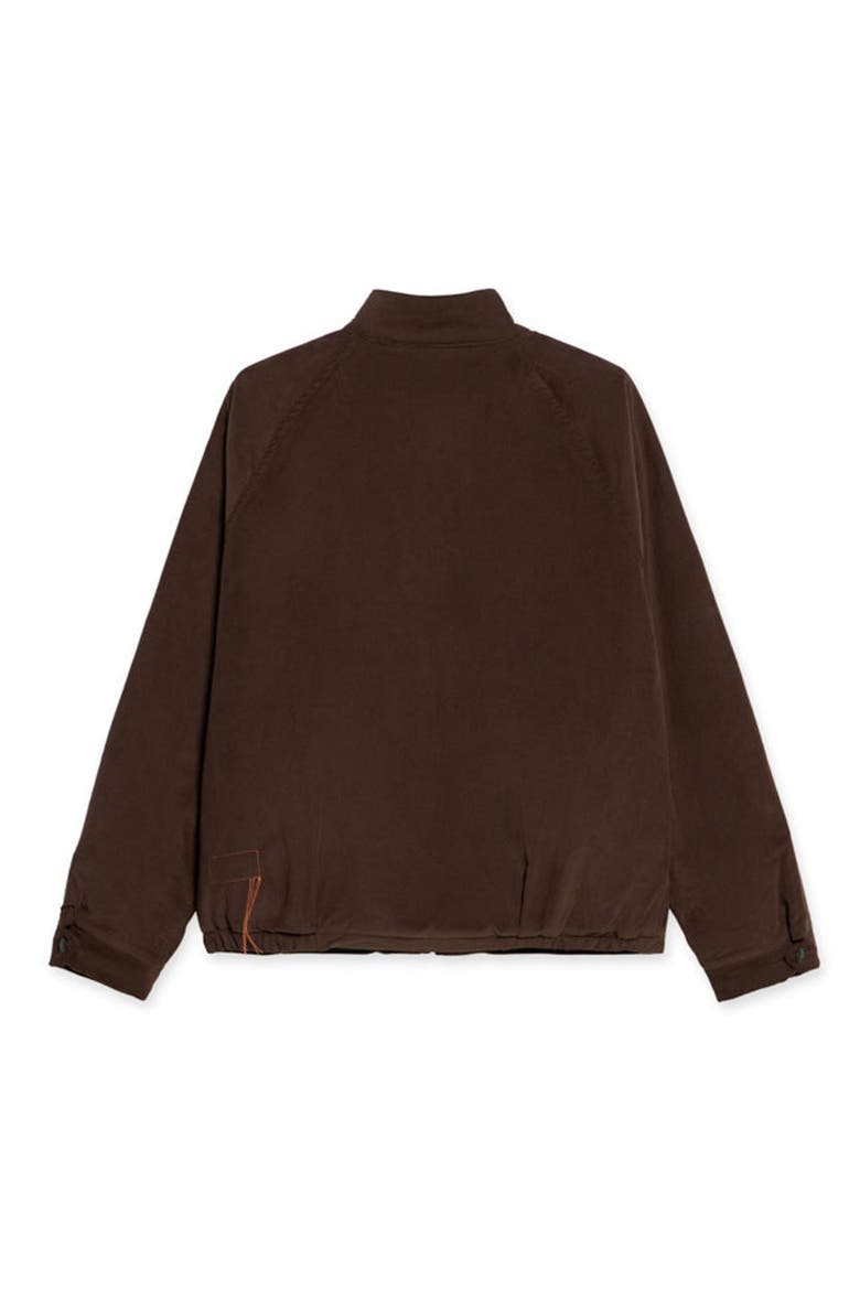 Carol Cotton Corduroy Zip-Up Jacket, Alternate, color, BROWN