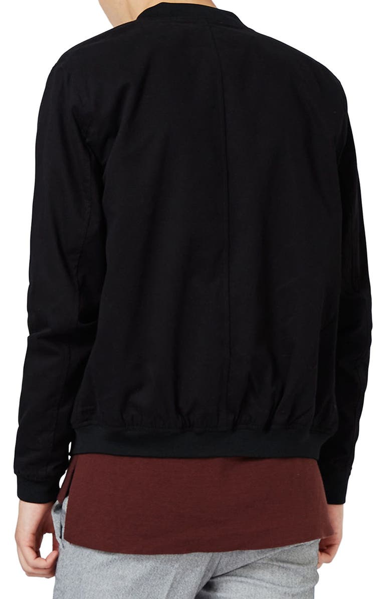 Topman Cotton Bomber Jacket, Alternate, color,
