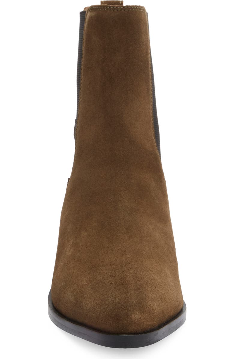 AllSaints Kara Chelsea Boot, Alternate, color, Khaki