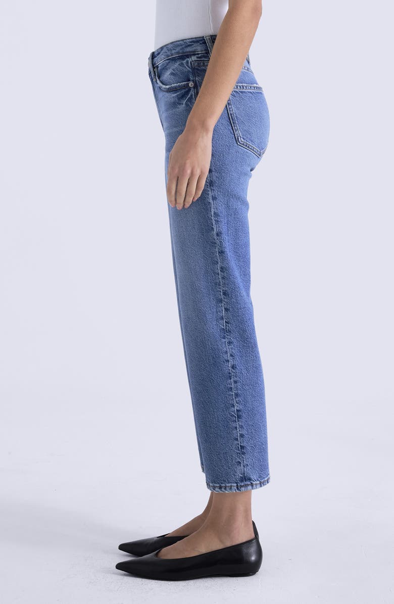 Pistola Aleks Mid Rise Crop Straight Leg Jeans, Alternate, color, River
