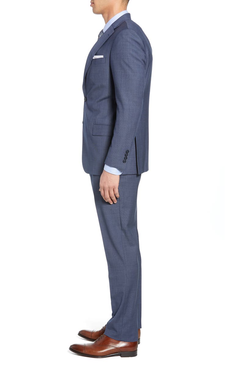 Hart Schaffner Marx Brooklyn Classic Fit Solid Wool Suit, Alternate, color, 