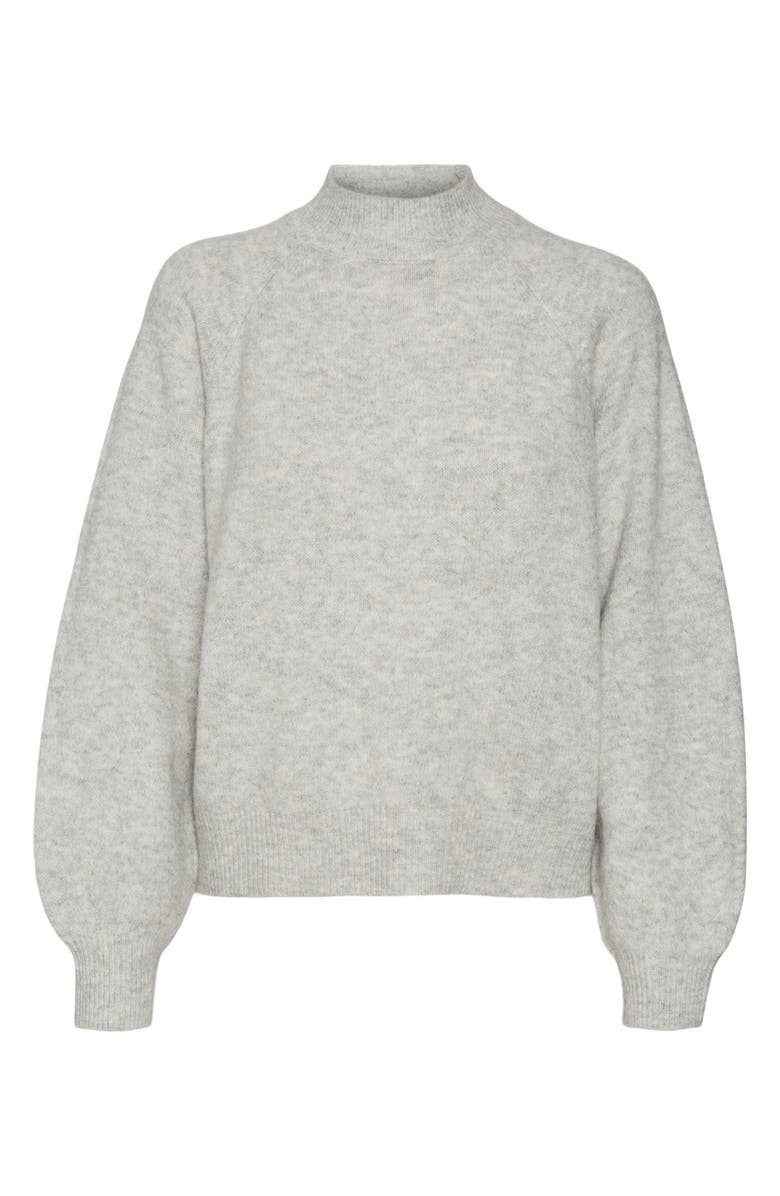 VERO MODA Leaf Mock Neck Sweater, Alternate, color, 