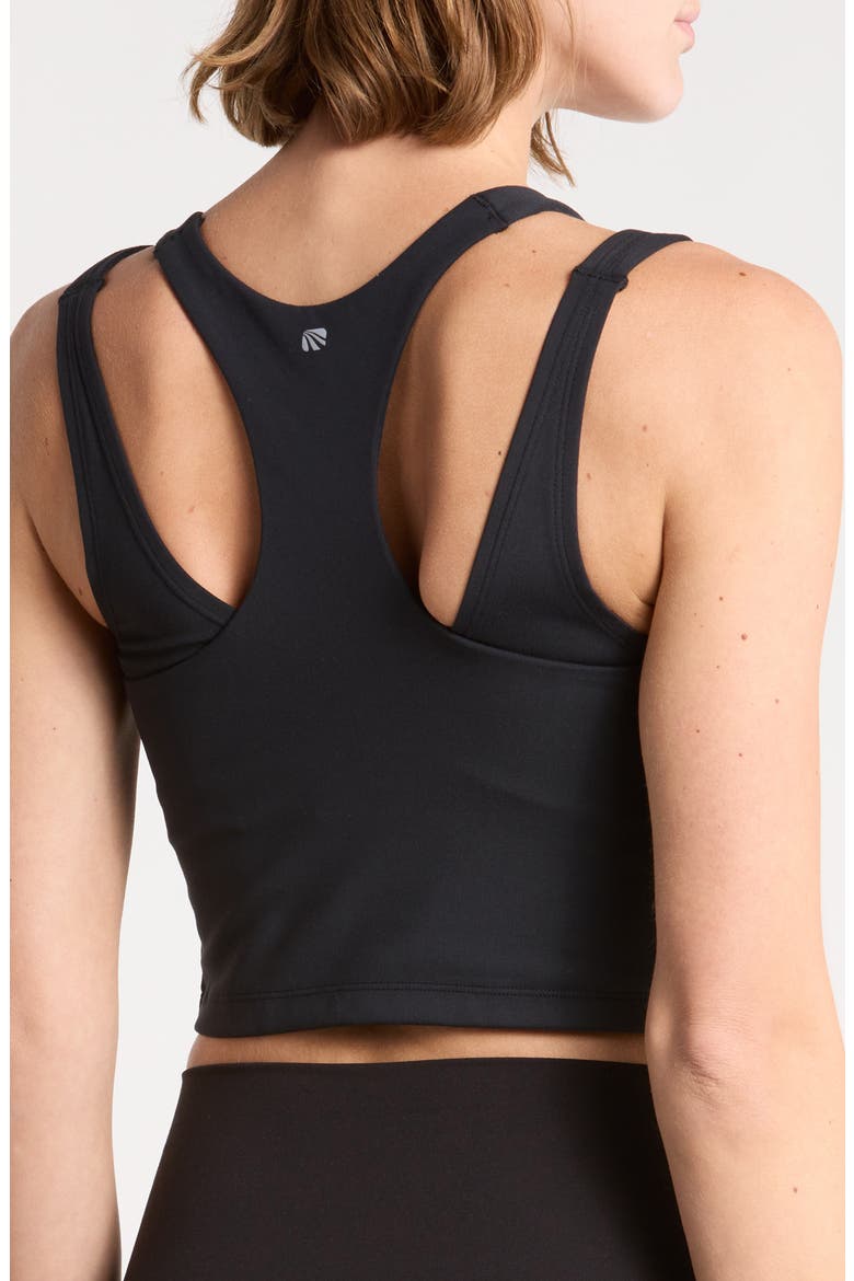 Onxy Layered Sports Bra, Alternate, color, BLACK
