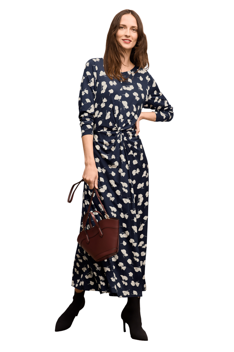 Jae Printed Jersey Ruched Dress, Main, color, Petal Print