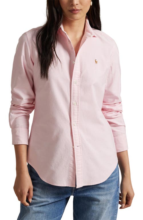 Polo Ralph Lauren Slim Fit Cotton Oxford Button-up Shirt In Pink