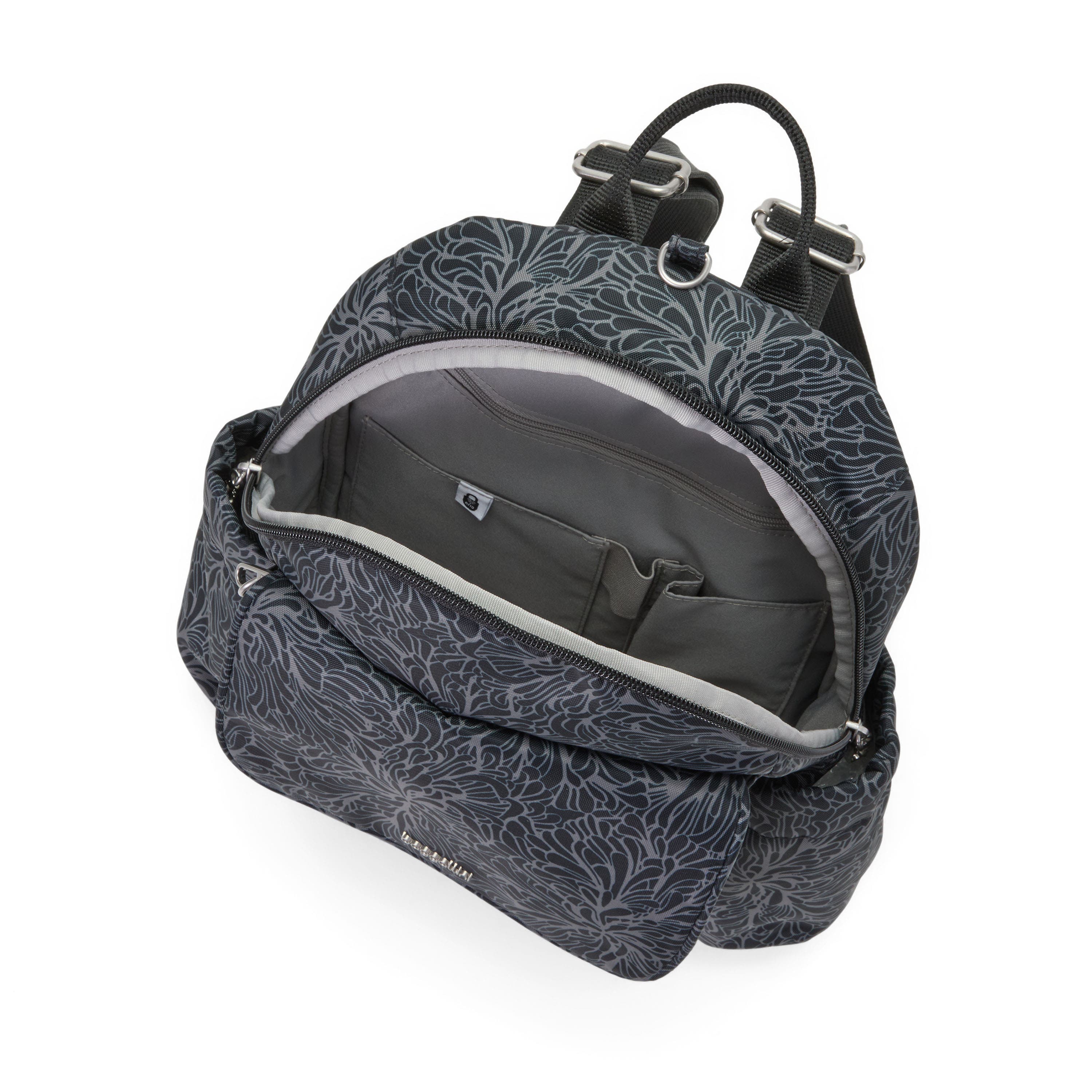 Securtex Journey Anti-Theft Backpack, Alternate, color, Midnight Blossom Print