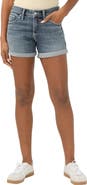 Silver Jeans Co. Americana Mid Rise Denim Boyfriend Shorts