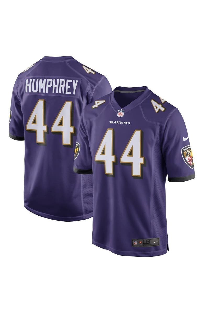 Nike Men's Nike Marlon Humphrey Purple Baltimore Ravens Player Game Jersey, Main, color, Purple