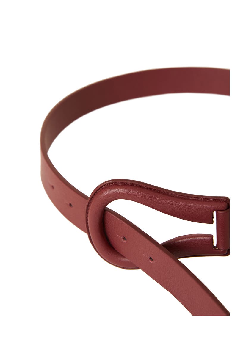Ryder Leather Wrap Belt, Alternate, color, MAROON