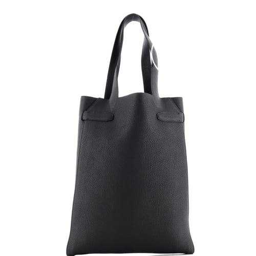 Pre-owned Hermes Hermes Vertige Tote Leather In Black