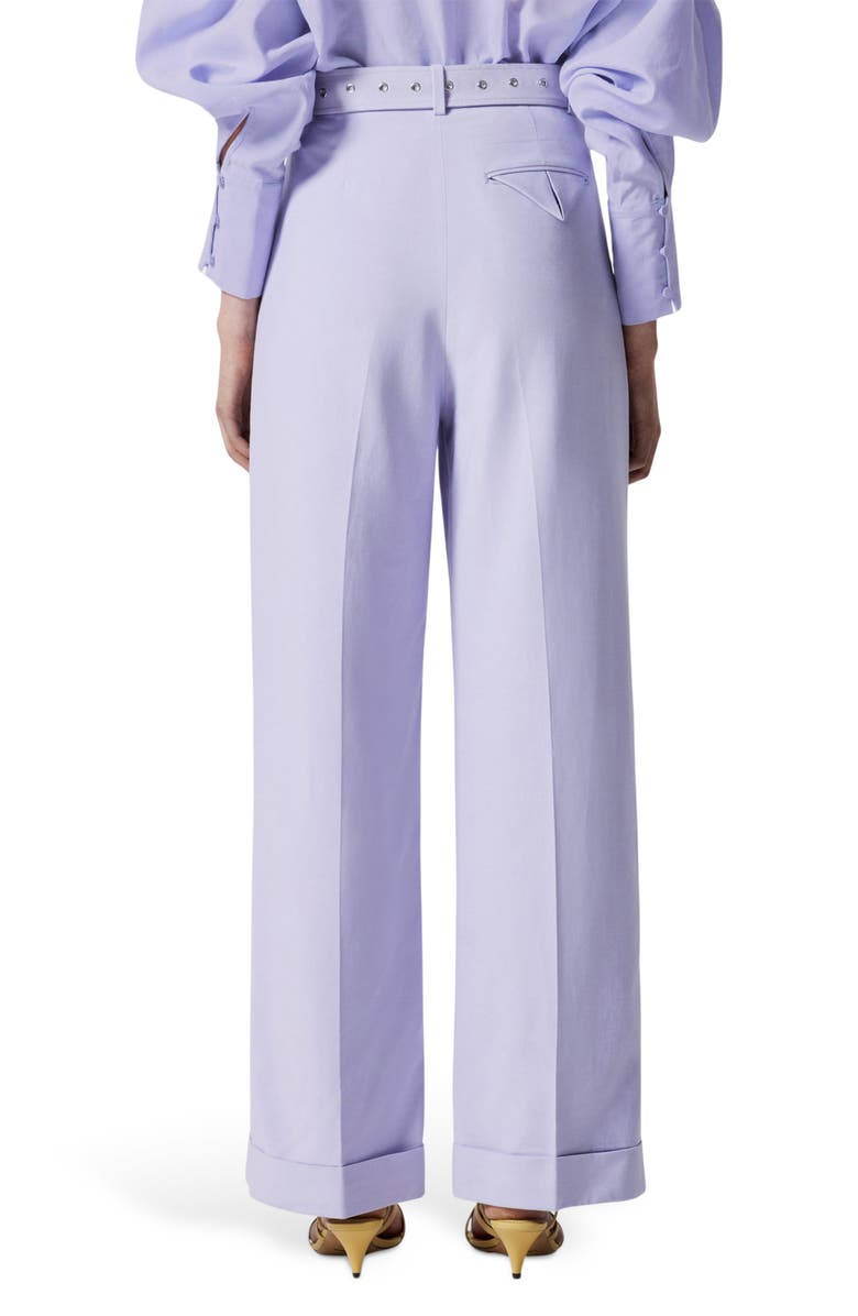 & Other Stories Belted Pants, Alternate, color, Lilac Purple Dusty
