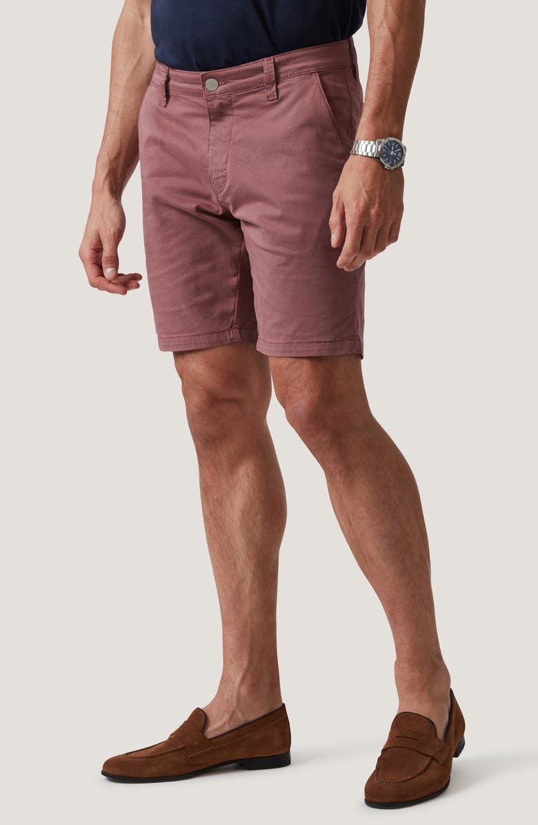 34 Heritage Arizona Slim Fit Tie Print Chino Shorts, Alternate, color, Rose Tie Print