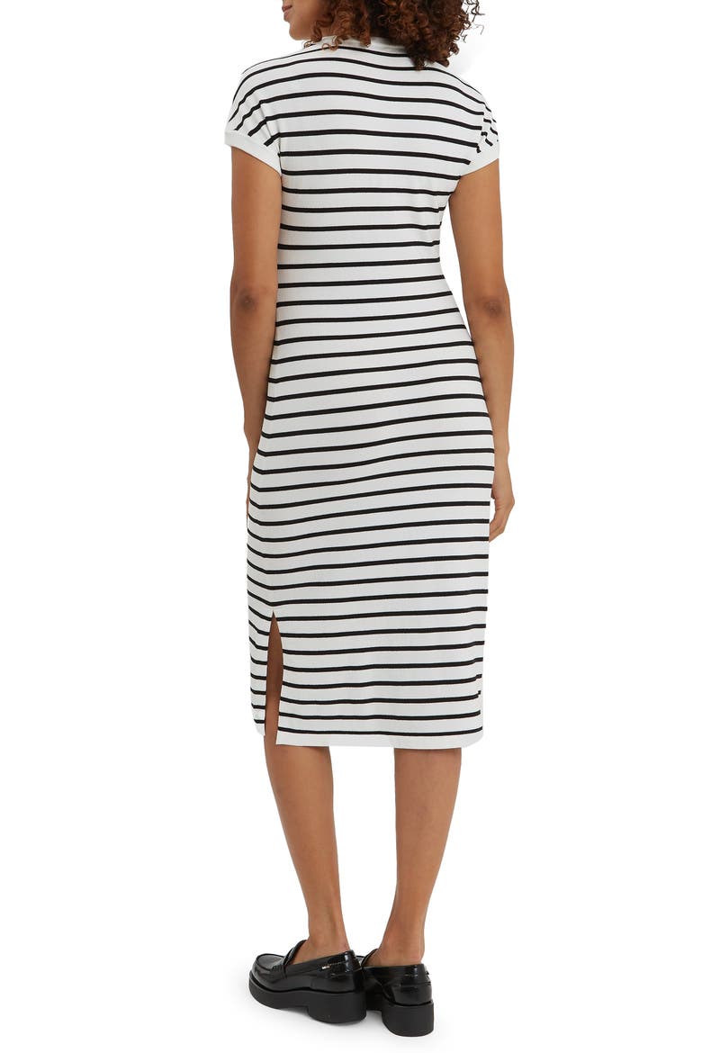 Lydia Maternity Knee Length Dress, Alternate, color, BLUE & WHITE STRIPE