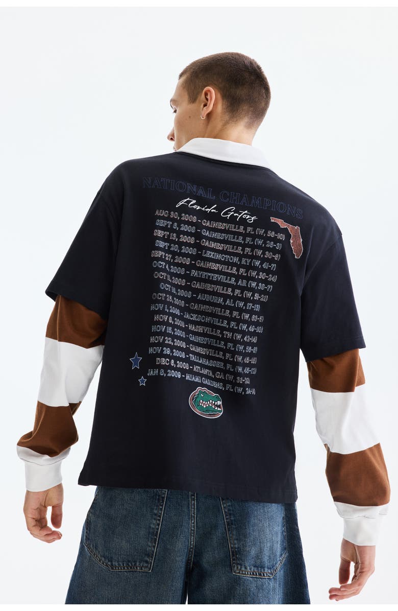 H&M Loose Fit T-shirt, Alternate, color, Black/Florida Gators