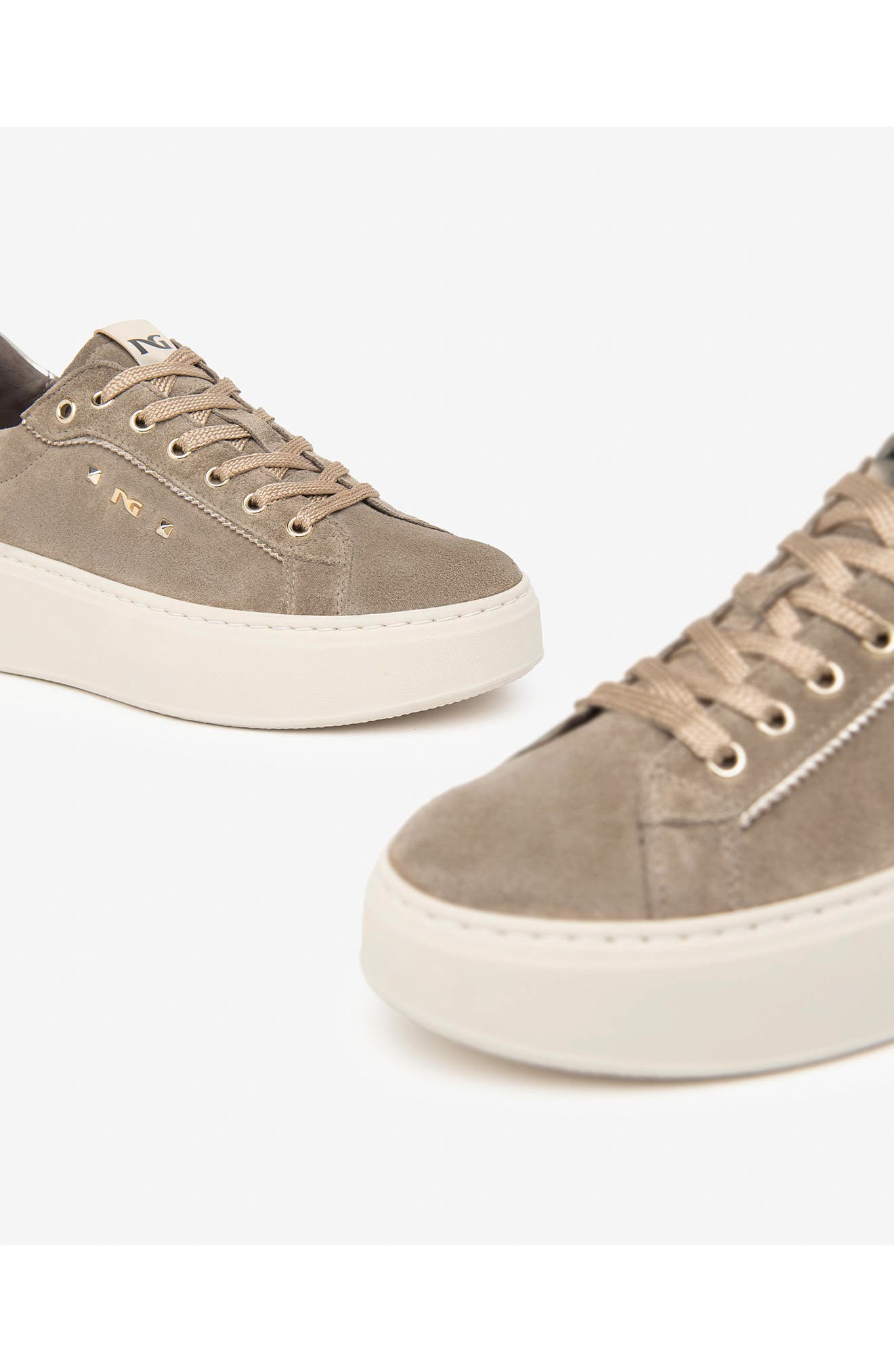 NeroGiardini Platform Sneaker, Alternate, color, Taupe