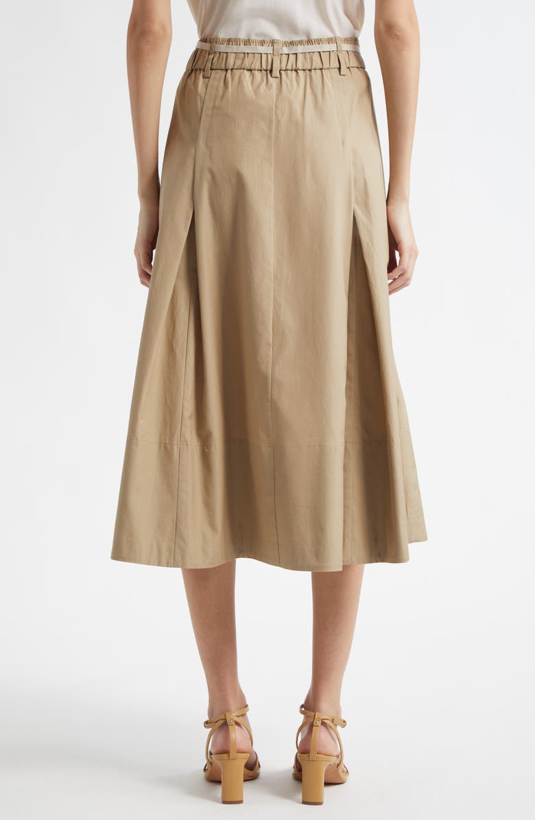 Vince Cotton Skirt, Alternate, color, Sandbar