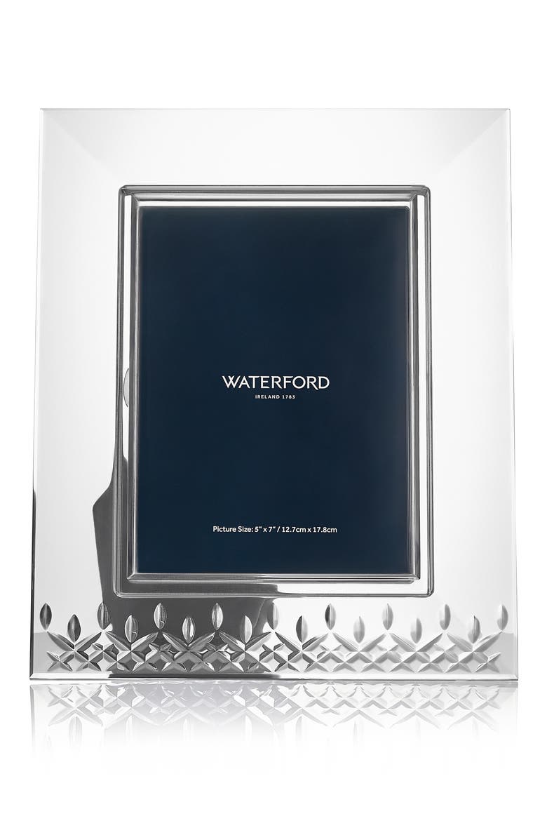 Lismore Essence Leaded Crystal Picture Frame, Main, color, NO COLOR