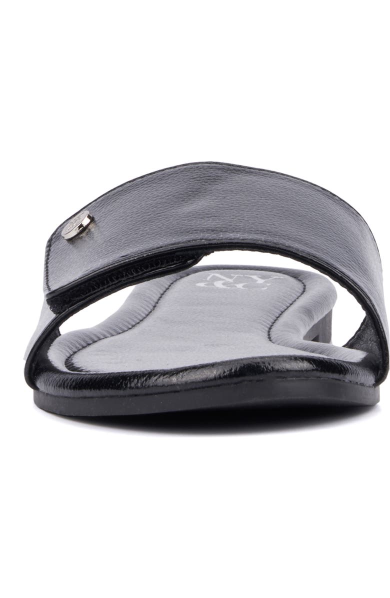 NEW YORK AND COMPANY Adelle Slide Sandal, Alternate, color, Black