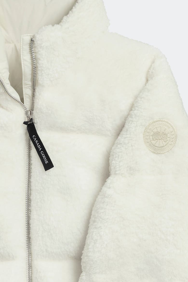 Fallon Fleece Puffer Jacket, Alternate, color, Bone