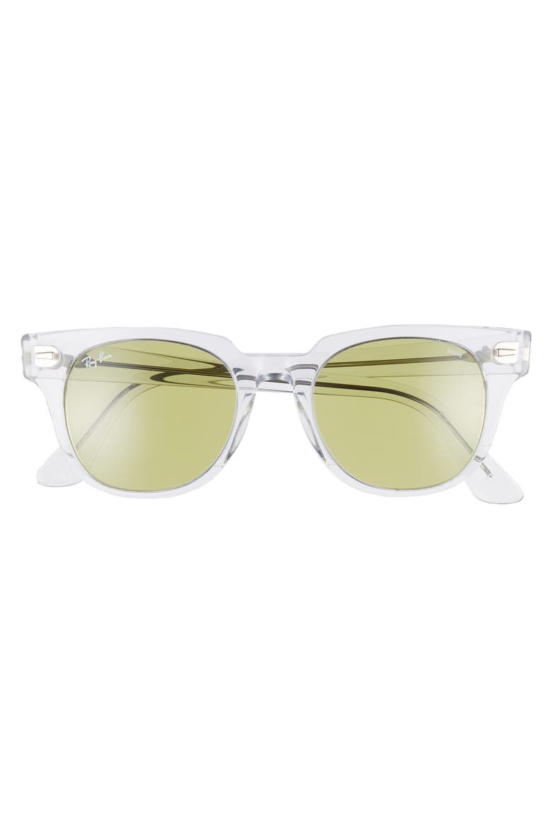 50mm Square Sunglasses, Alternate, color, GREEN
