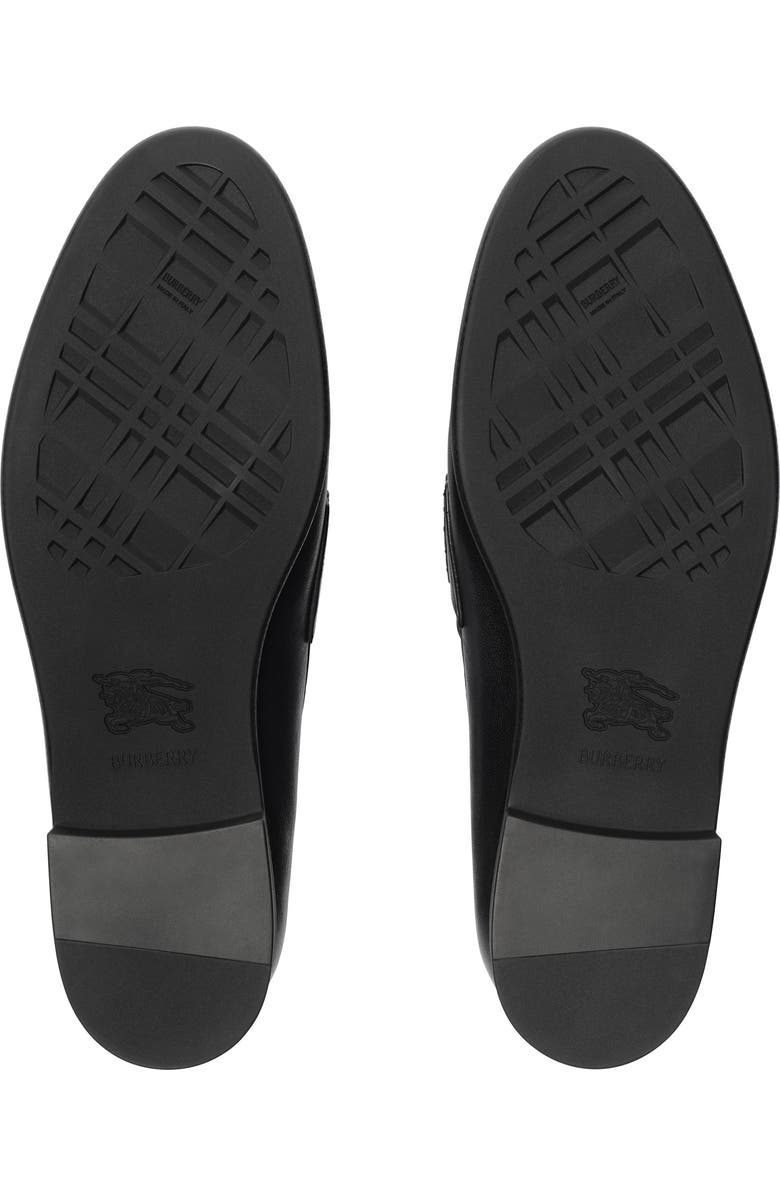 Burberry Leather Opal Loafers, Alternate, color, Black