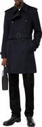 Burberry Mid-length Cashmere Hastings Trench Coat