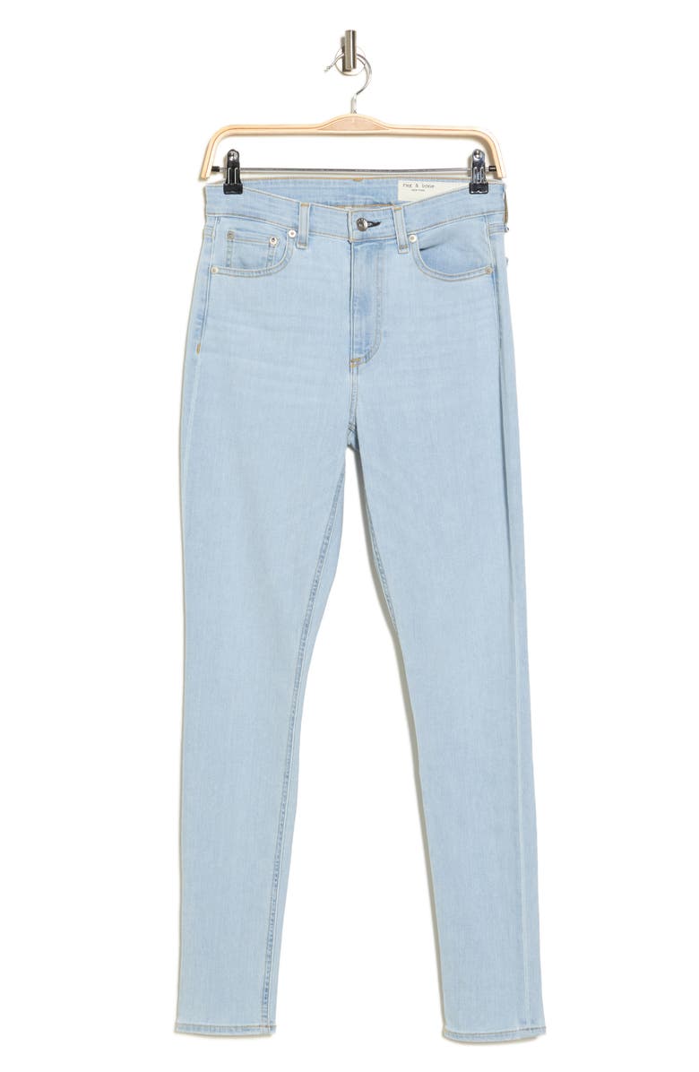 rag & bone Nina High Waist Skinny Jeans, Alternate, color, Paeonia