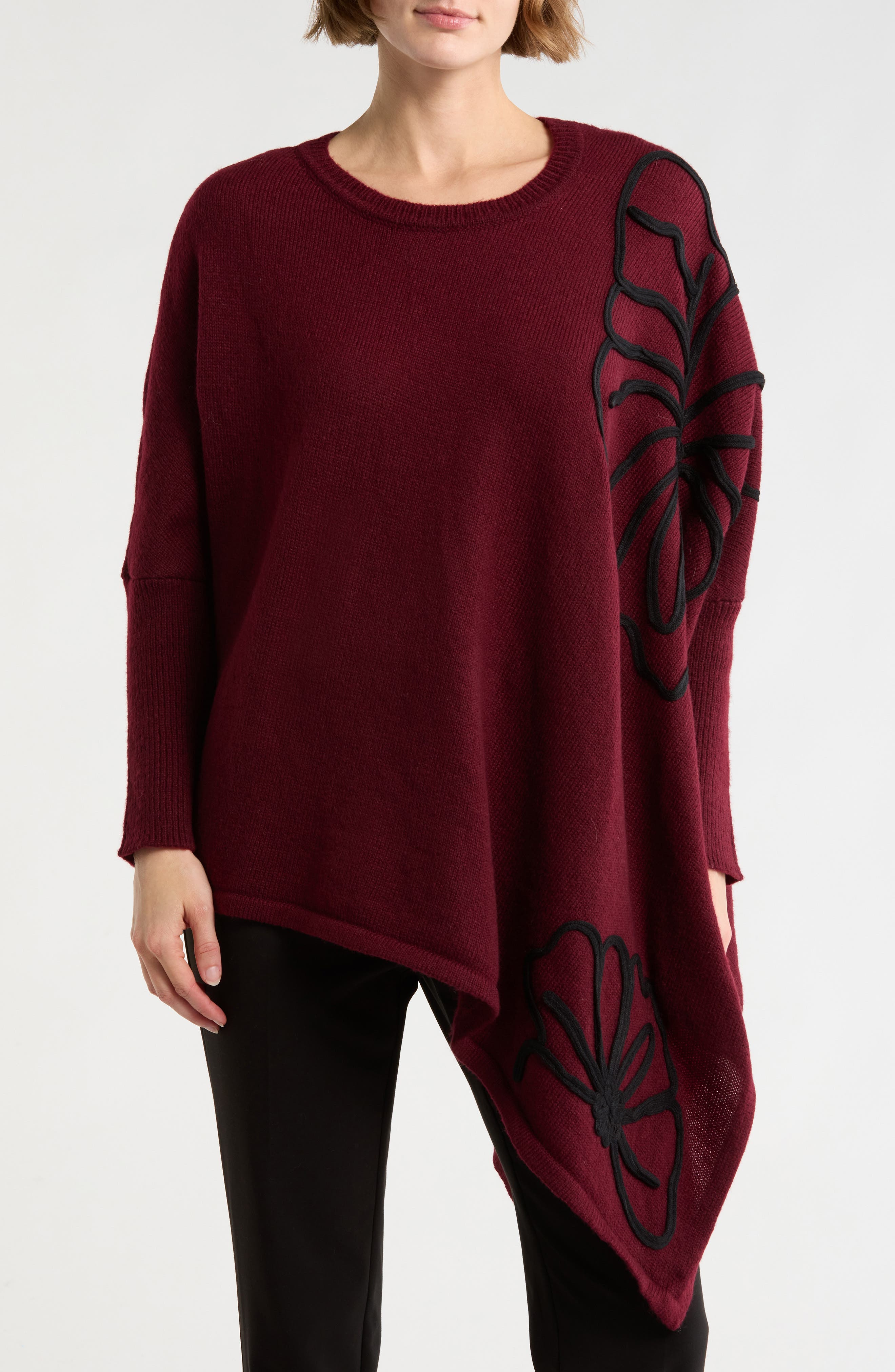 BURGUNDY/ BLACK