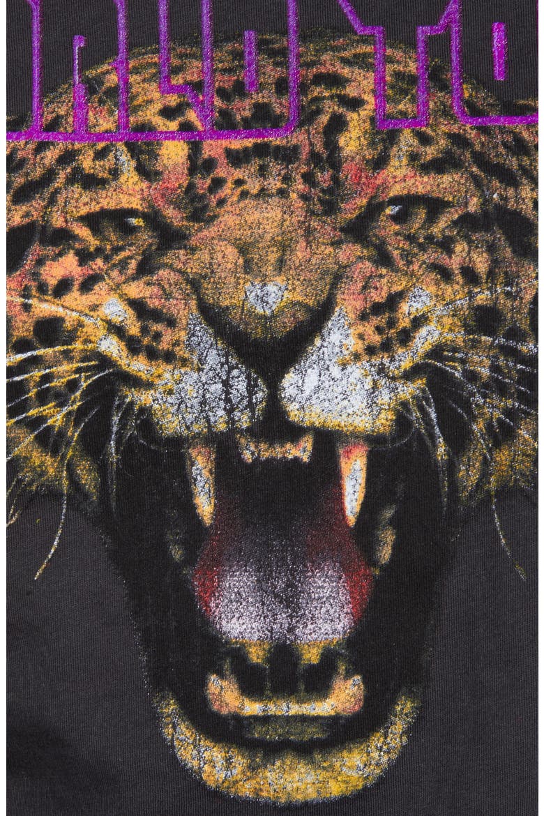 Cheetah Graphic Tee, Alternate, color, BLACK