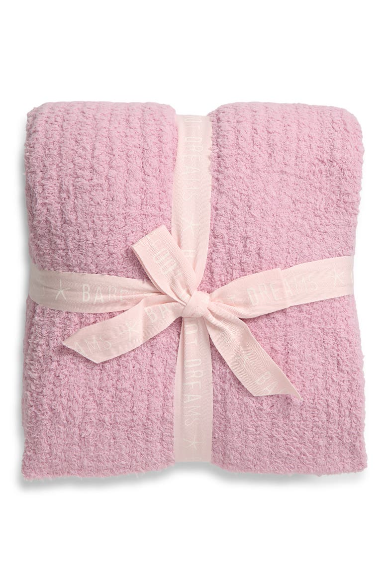 CozyChic™ Rib Throw Blanket, Alternate, color, ANGEL PINK