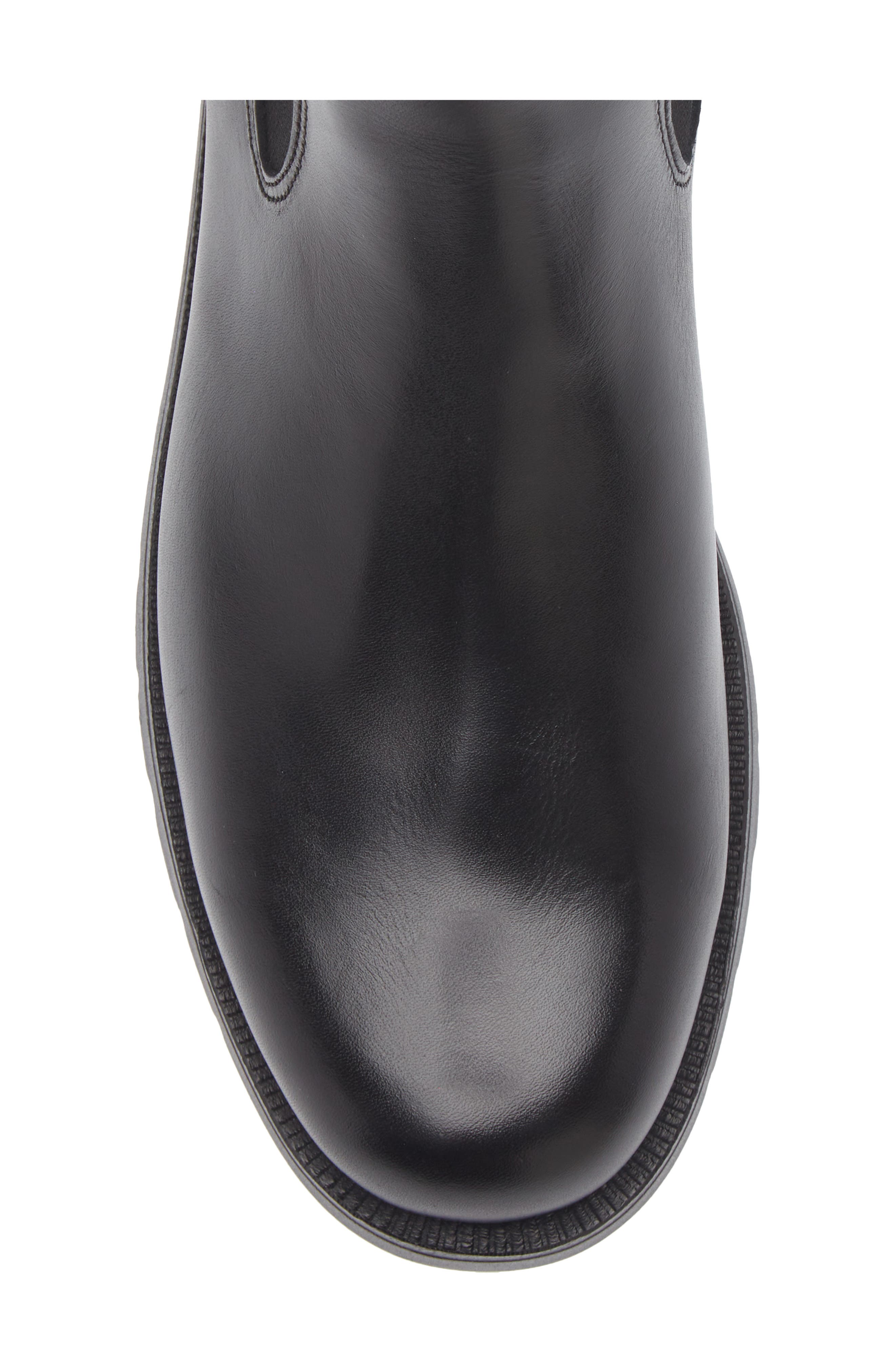 KLEMAN Tonnant Lugged Plain Toe Chelsea Boot, Alternate, color, Noir
