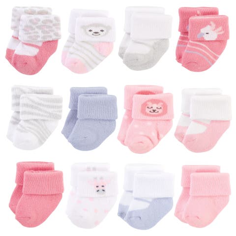 12Pk Cotton Terry Socks