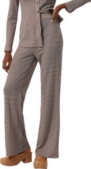 French Connection Venna Geo Print Jersey Trousers